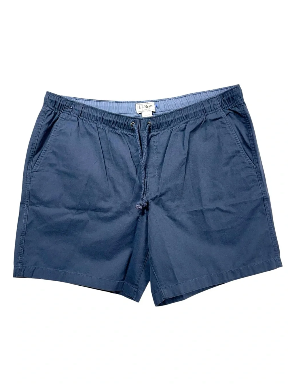 LL Bean Men's Dock Shorts XXL Carbon Navy 8